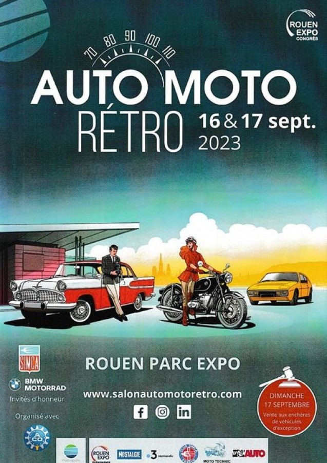 Club ACO - Auto Moto Rétro de Rouen les 16 et 17 septembre 2023